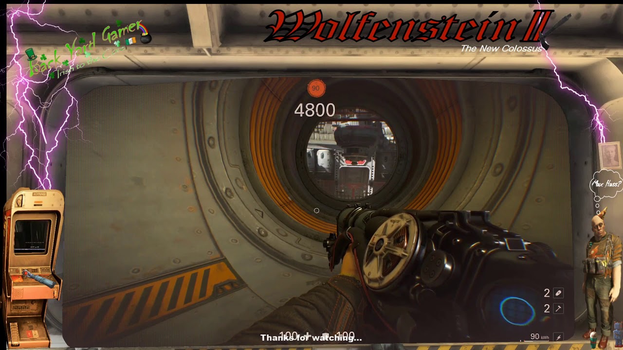 Wolfenstein II The New Colossus Ausmerzer Platinum Medal - YouTube