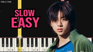 Cortis - Joyride Slow Easy Piano Tutorial By Pianella Piano