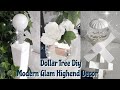 2020 Dollar Tree Diy/ Modern Glam Highend Decor Ideas / Z Gallerie Inspired