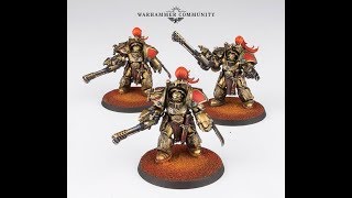 Legio Custodes Aquilon Terminators with Infernus Firepikes - Unboxing & First Look (HH) Guide