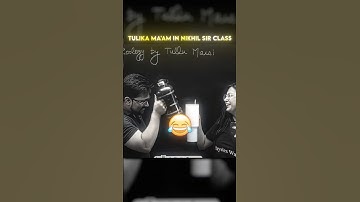 Tulika Mam in Nikhil Sir Class😂 #pw #shorts #physicswallah