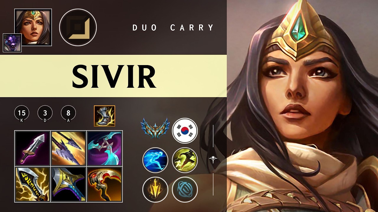 Sivir ADC vs Varus - KR Challenger Patch 26.04
