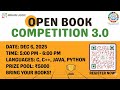 Open Book Competition 3.0 | BrainLogic Club