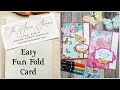Easy Fun Fold Card | Mystery Stamping Hour