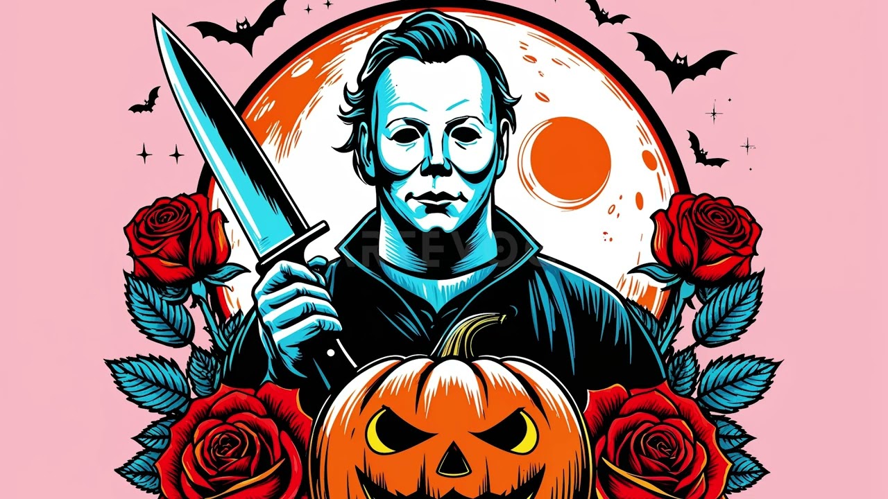 Vampire Zombie Dracula Horror Halloween  Frame TV Art Screensaver🦇 Dark Vintage Gothic, Spooky Decor