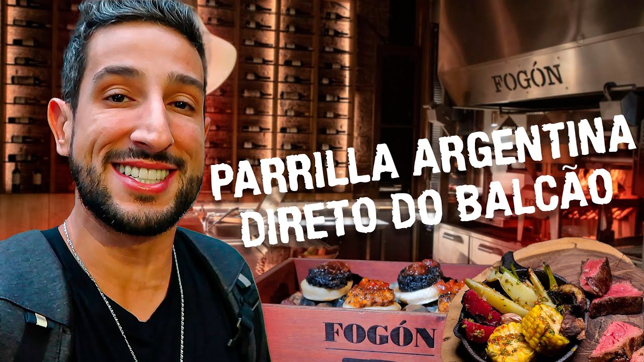 Parrilla Argentina no Balcão - Fogón Asado | Netão Bom Beef