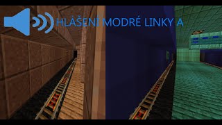 Audio Hlášení Minecraft Davexo metro Modrá linka A