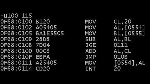 Computer Interfacing (lab 1) : x86 and C refresher Lab, coding for debug menu