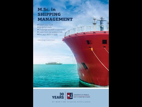 Welcome to MSc in Shipping Management, University of Piraeus