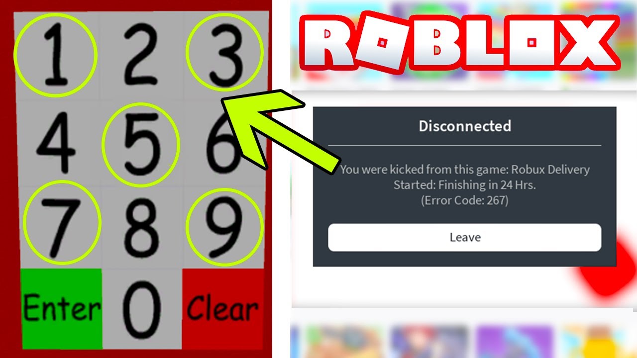SECRET CODE FOR GAMES THAT GIVE AWAY FREE ROBUX (Robux, Robux