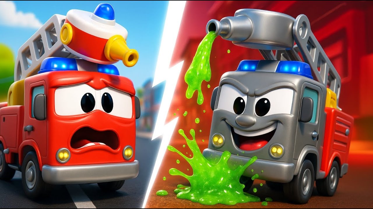 Robot Firetruck Clone in the Farm! 🤖 Super Robot to the Rescue! 🚒| Robofuse