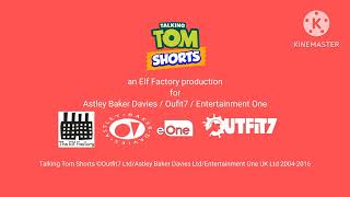 Talking Tom Shorts Credits Season 5 2016-2018