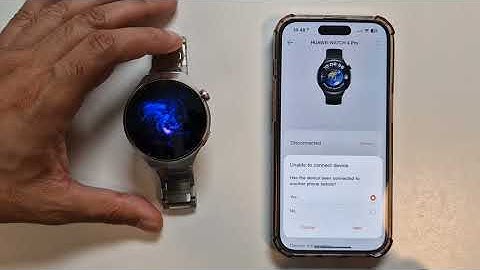 Huawei Watch 4 Pro - Hoe werkt het met iPhone? | iOS-meldingen van de Hauwei Watch 4 Pro
