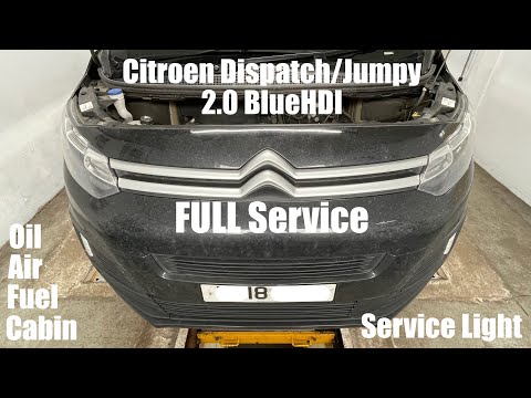 Citroen Dispatch 2.0 BlueHDI FULL Service Oil Air Fuel Cabin Filter - Jumpy Peugeot Expert Vivaro