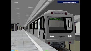 OpenBVE- Budapest M3 as metró (Újpest központ  Lehel tér)