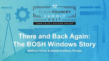 There and Back Again: The BOSH Windows Story