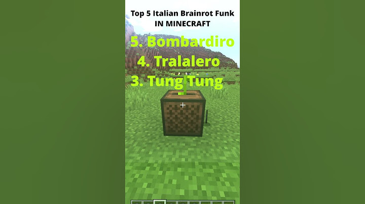 Top 5 Italian Brainrot Funk In Minecraft