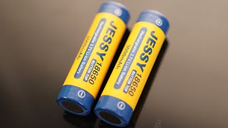 JESSY 18650 Rechargeable Battery 3 7Volt 18650 Battery Button Top 3000mAh High Capacity 18650