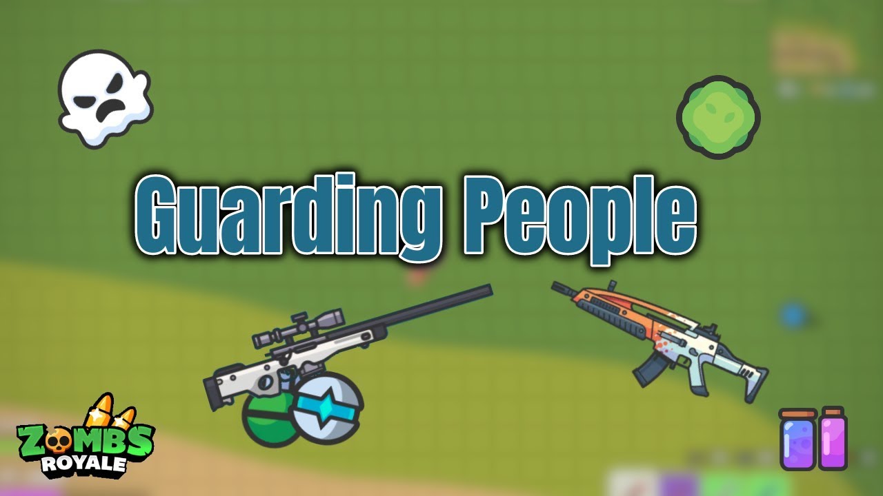 ZombsRoyale | Guarding People with my life (NOT teaming)