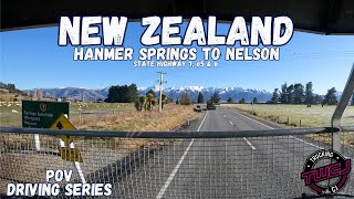 RAW POV Drive in a Kenworth K108E | Hanmer Springs to Nelson | SH7, 65 & 6 | New Zealand