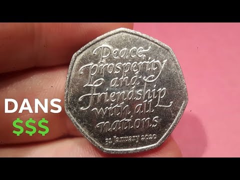 2020 BREXIT 50p Coin VALUE + REVIEW