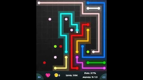 flow game facebook - jumbo pack level 104 Connect the dots