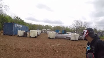 Paintball emek mg100 first game of the day