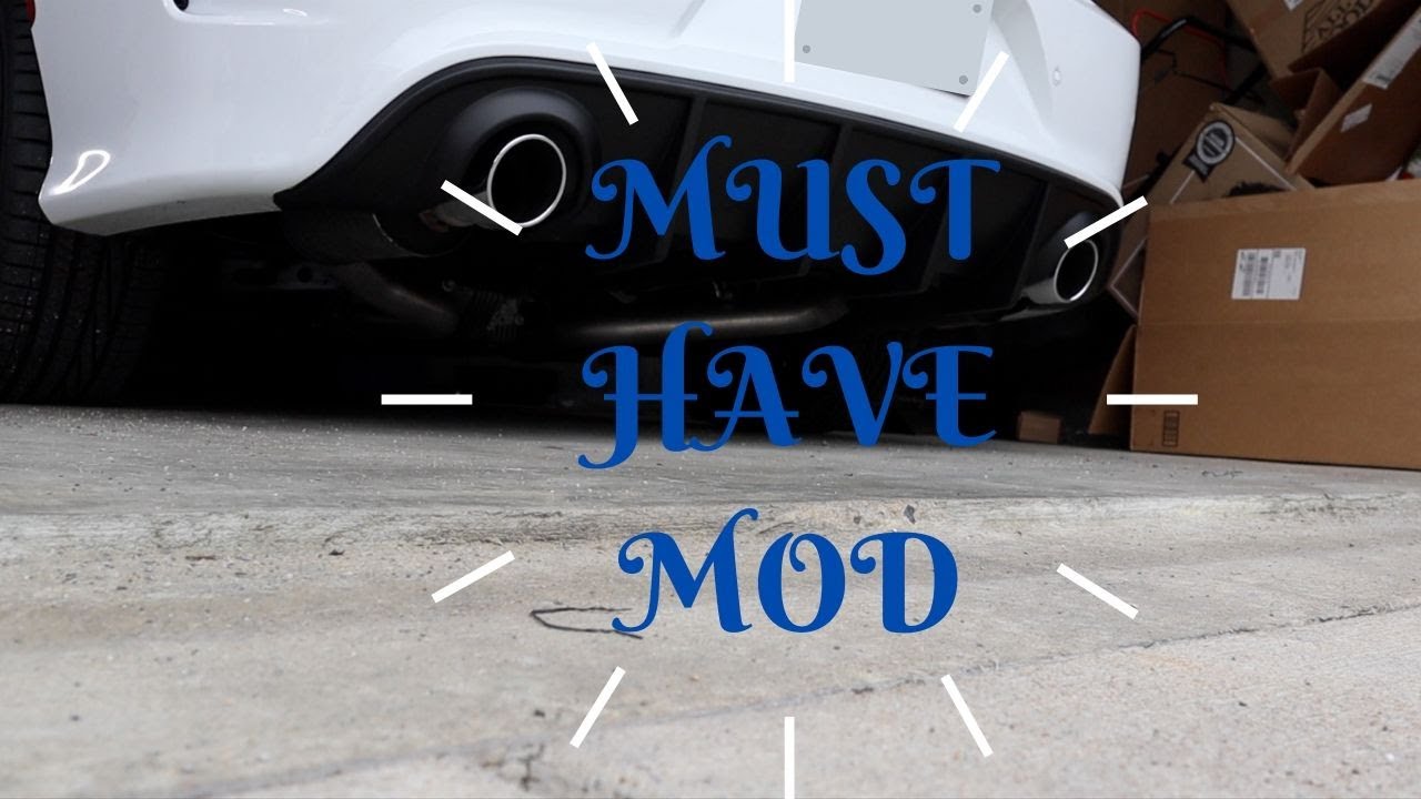 How to Install Rear Diffuser Dodge charger - YouTube