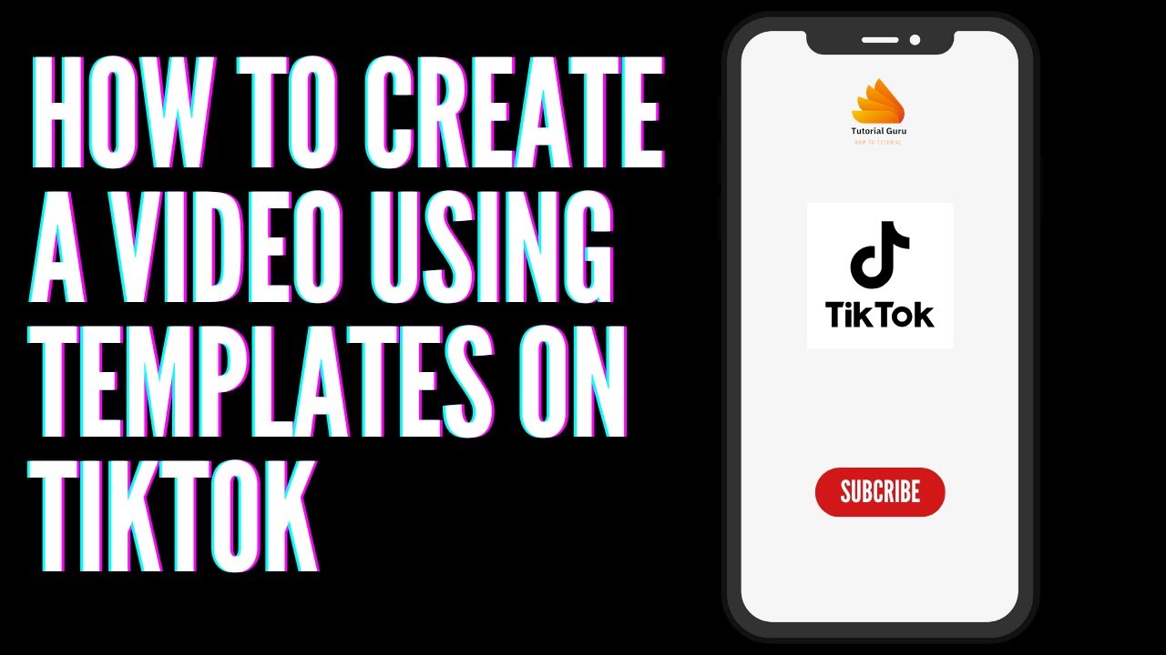 How to Create a Video Using Templates on TikTok - YouTube