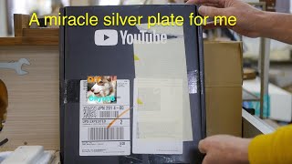 A miracle silver plate for me　私にとっては奇跡のシルバープレート