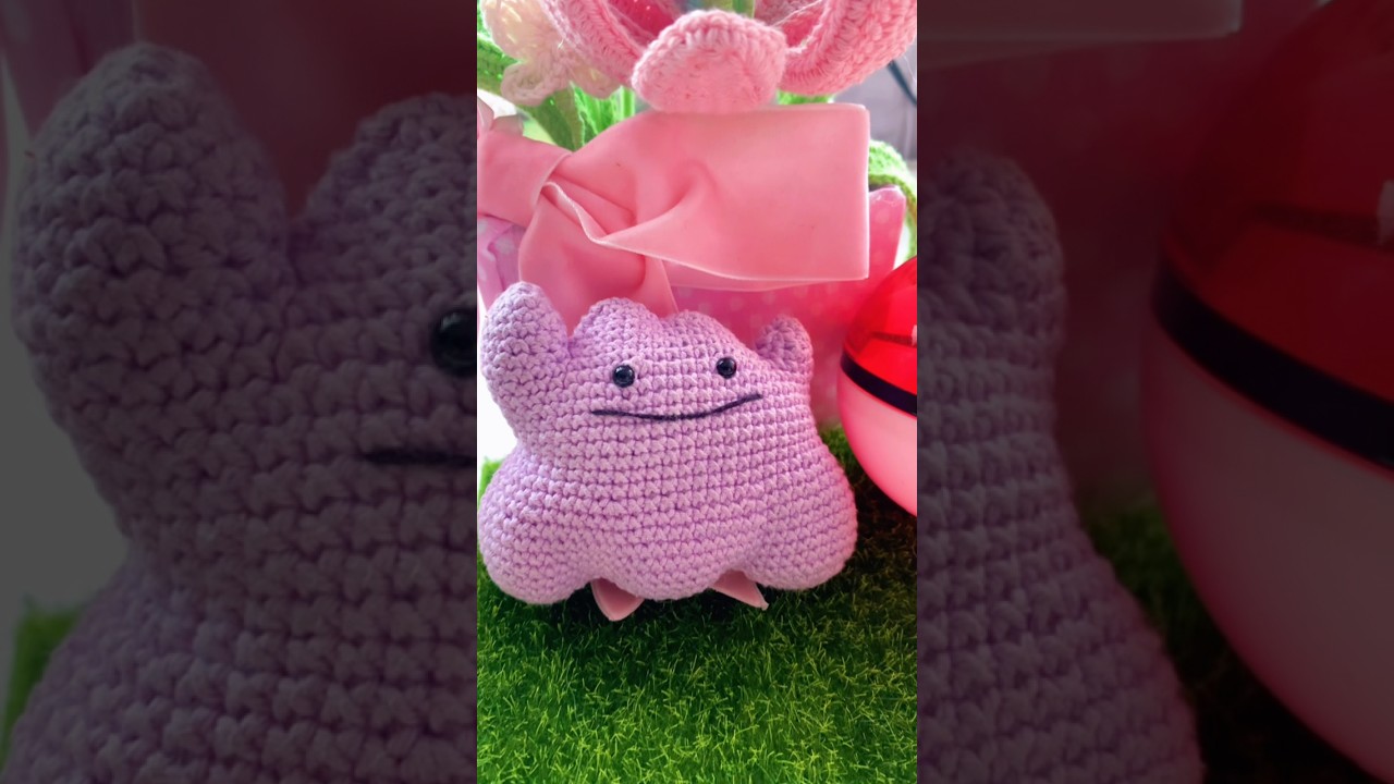 Ditto Pokémon amigurumi