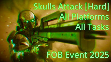 Skulls Attack!!! All Platforms, All Tasks. MGSV FOB Event 2025 [Hard]