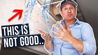 How to FIND A LEAK in Your Ceiling after Heavy Rain - 29 year leak FOUND!