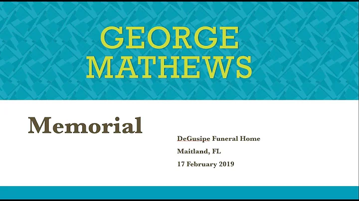 George Mathews Memorial