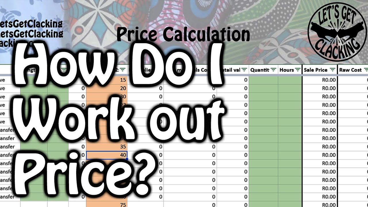 Price Your Crafts: How do I work out price for my Tshirt/craft business?