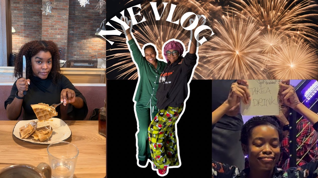 NEW YEARS EVE VLOG| Brunch, Game Night, Fireworks, and More 🎆💕