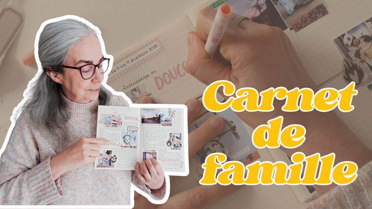 Journale avec moi : documenter la vie de famille dans son carnet