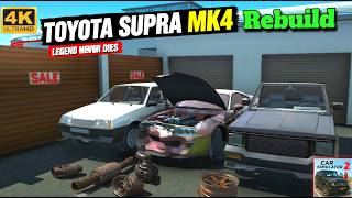 Rebuilding Abondoned Toyota Supra Mk4 - Found Car Sale Delarship - Hidden Car - Car Simulator 2 screenshot 4