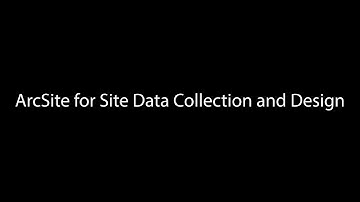 ArcSite for Site Data Collection and Design