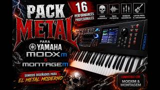YAMAHA MODX M & MONTAGE M ( Pack Metal ) #musica #yamahamodx #yamahamontage
