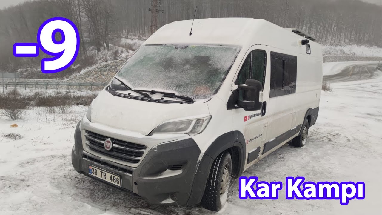 KARAVAN İLE KAR KAMPIMIZ