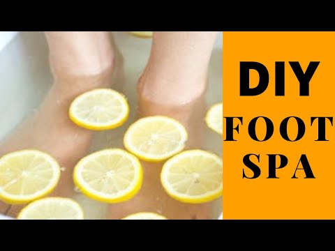 How to remove feet callus/dead skin///DIY foot spa