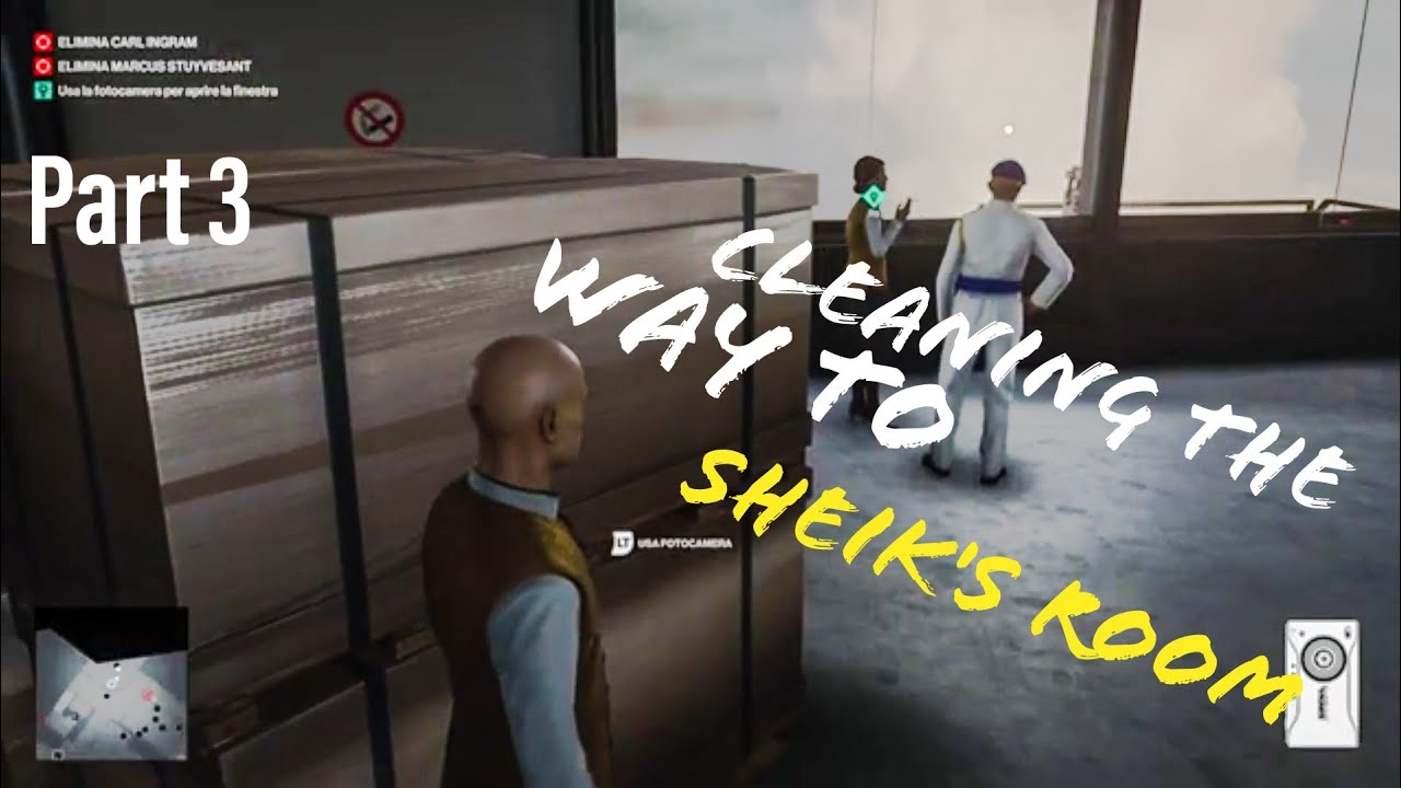 Cleaning The Hurdles To Get In Sheikh's Room | Hitman 3 Gameplay | Part 2 | Gamer 4m Pakistan