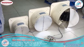 Quạt thông gió vuông Shoohan FJ-200/250/300 tại Đại Phúc JSC
