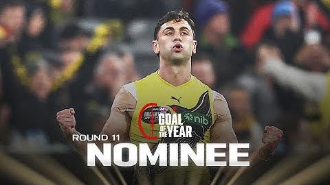 Taranto from the IMPOSSIBLE angle | Round 11 Goal of the Year nominee | AFL