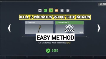KILL 5 ENEMIES WITH TRIP MINES ROCKET ARM SEASON 9 CALL OF DUTY MOBILE COD MOBILE CODM