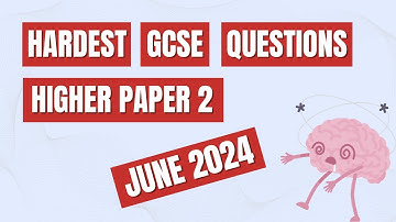 5 Hardest GCSE Maths Edexcel June 2024  Paper 2 | 1MA1/2H | Higher