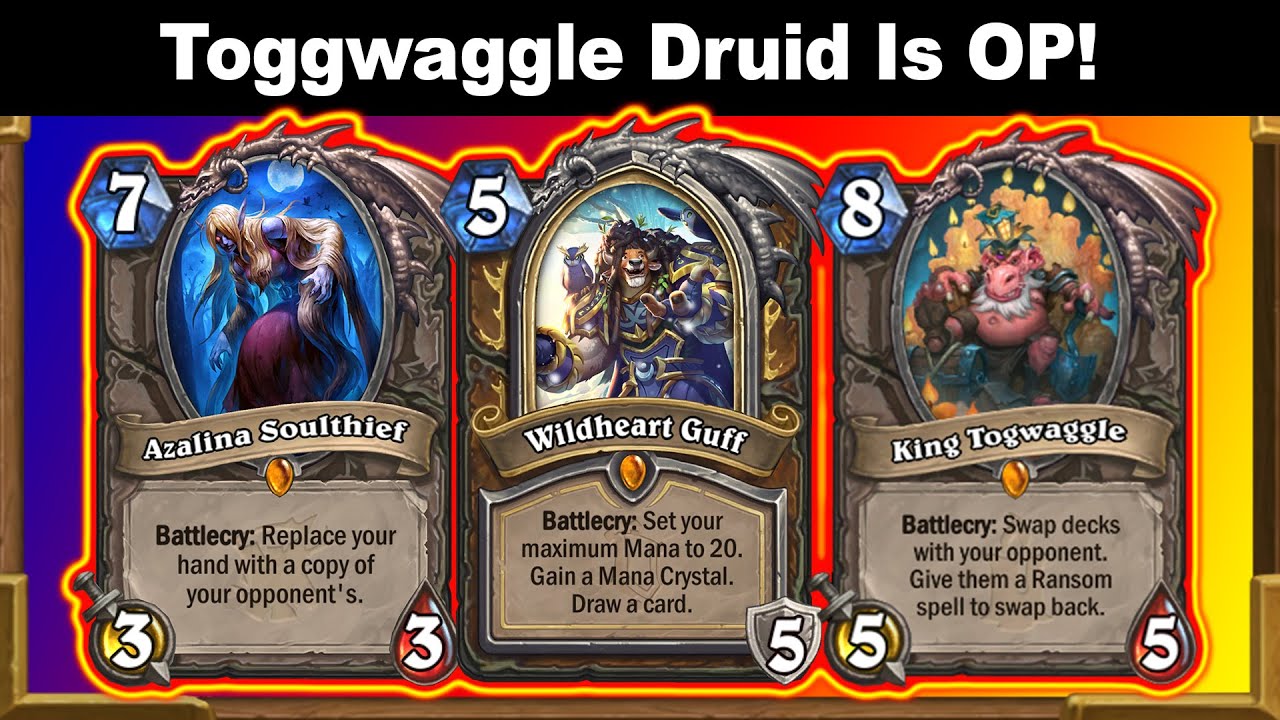 My New Togwaggle Druid Is So BROKEN And OP! Fractured in Alterac Valley |  Hearthstone - Hearthstone Decks