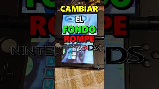 ¿Cambiar el fondo rompe Nintendo 3DS? 🤯 #Nintendo3DS #Shorts
