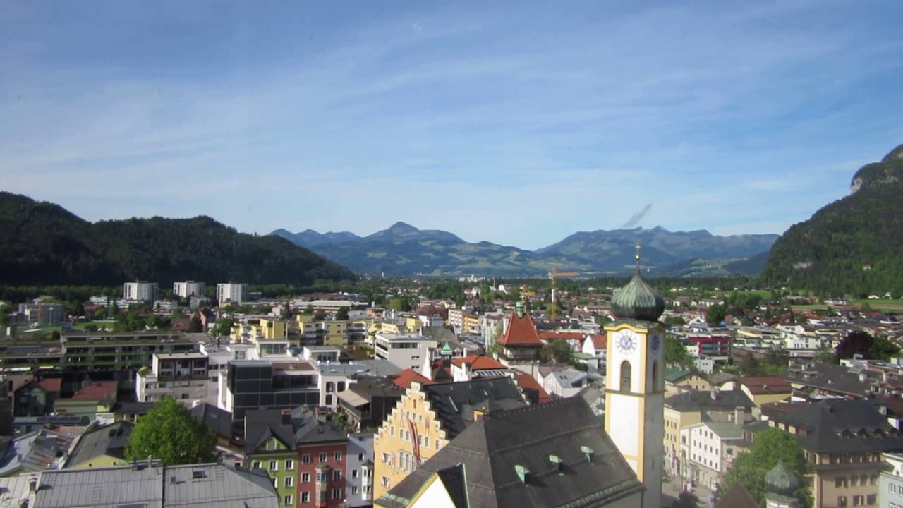 Waagner-Biro Schrägaufzug Funicular Panoramabahn Kaiser Maximilian Festung Kufstein 2016 POV Onride